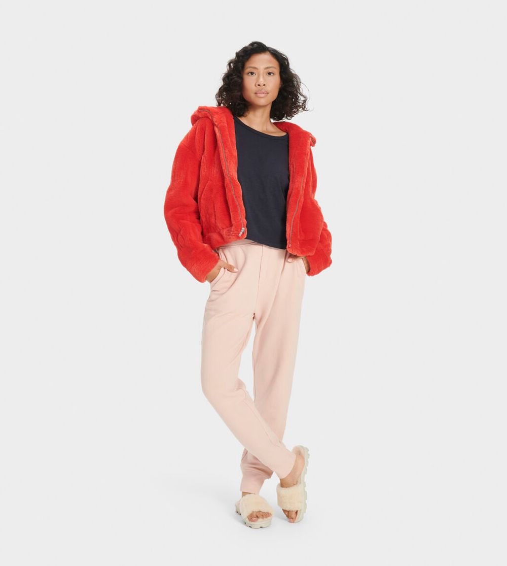 Ugg Ericka Relaxed - Womens Pants - Rose - NZ (4581QENIT)